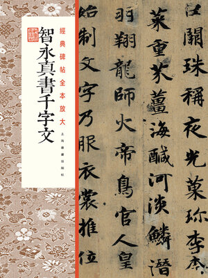 cover image of 智永真书千字文